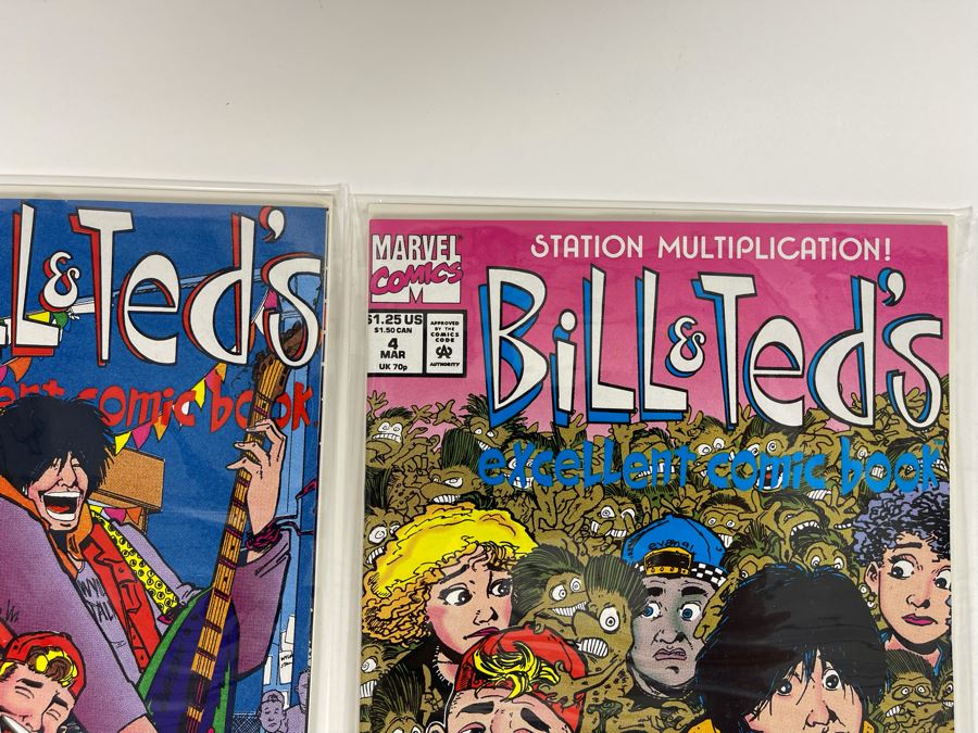 Bill & Ted's Excellent Comic Books #3,4,5,6 Marvel Comics [Photo 5]