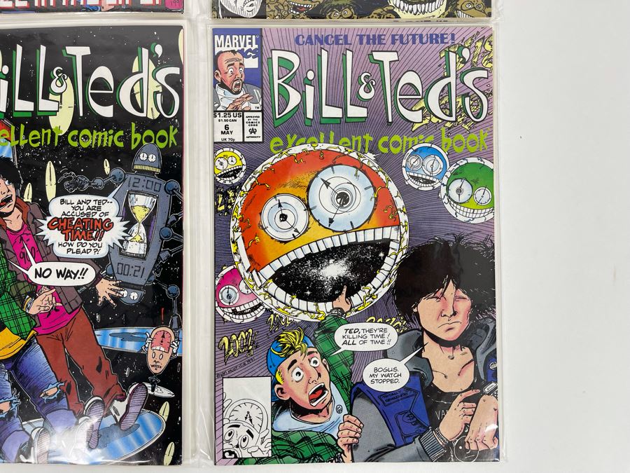 Bill & Ted's Excellent Comic Books #3,4,5,6 Marvel Comics [Photo 8]