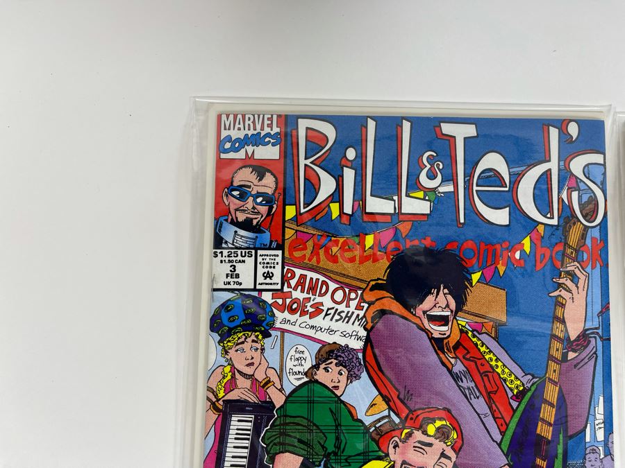 Bill & Ted's Excellent Comic Books #3,4,5,6 Marvel Comics [Photo 3]