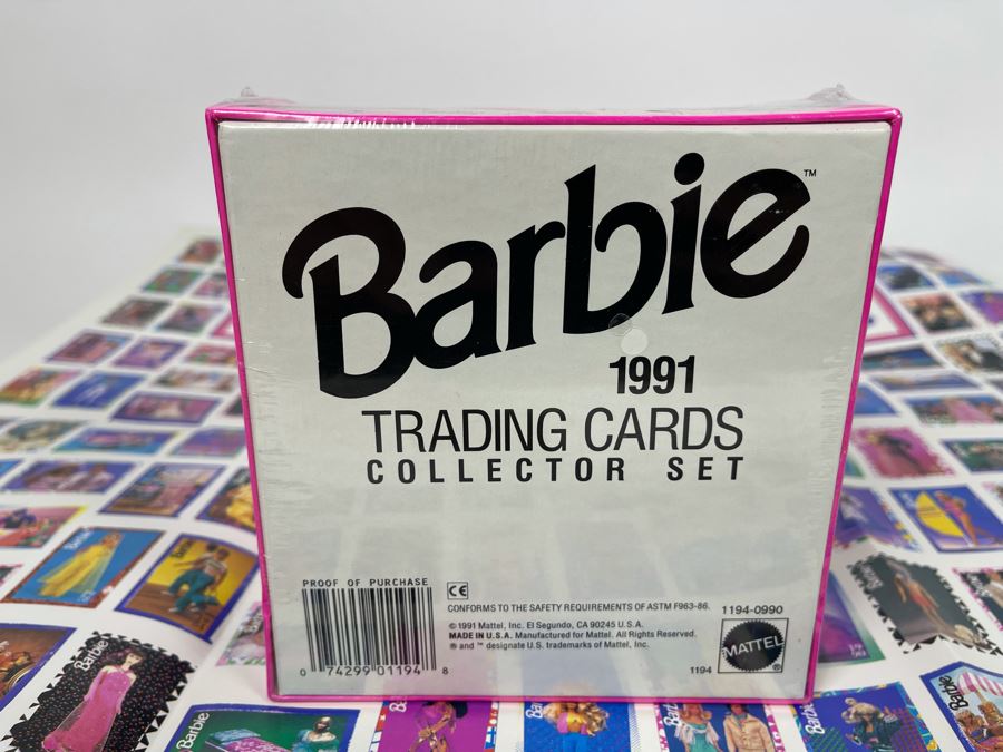 Sealed 1991 Barbie Trading Cards Collector Set All 300 Of The 1991 Barbie Trading Cards With Poster Mattel [Photo 7]