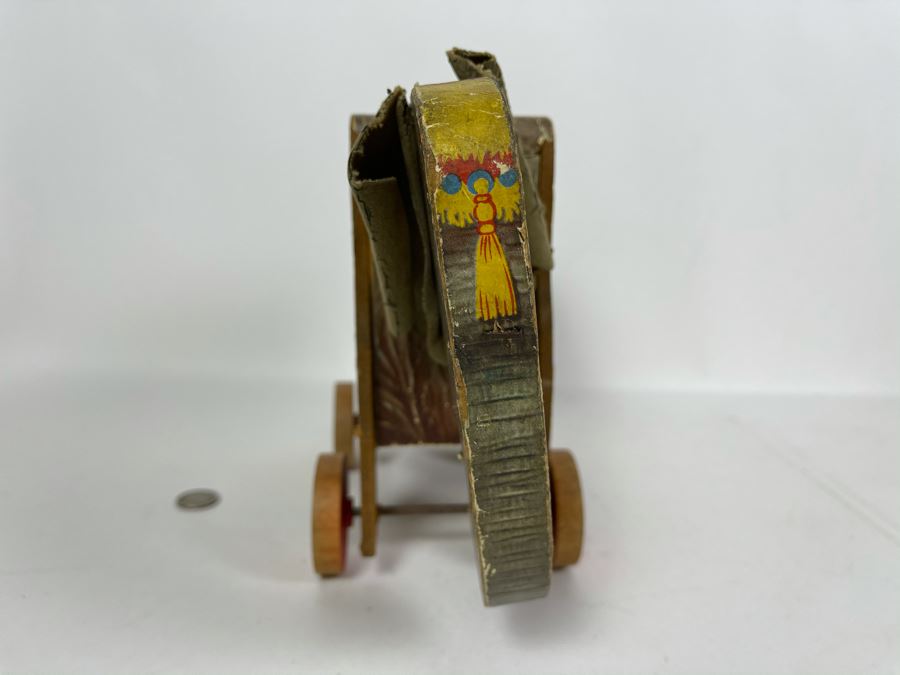Vintage Fisher Price Toys Musical Elephant Pull Toy 145 12W X 4.5D X 7.5H [Photo 10]
