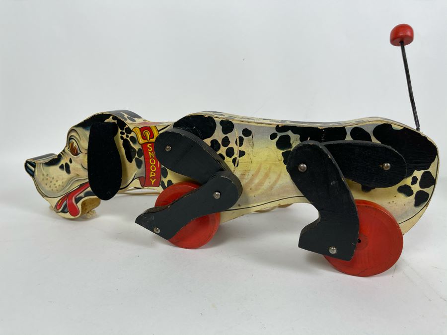 Vintage Fisher Price Toys Snoopy Dog Pull Toy 180 16W X 4.5D X 5.5H [Photo 8]