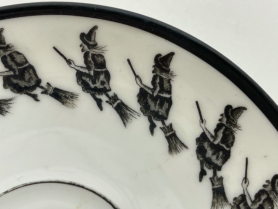 Rare Antique Collectible Petersyn Co. Fortune Telling Bone China Teacup And Saucer 1884-1909 Made By Moritz Zdekauer In Austria [Photo 11]