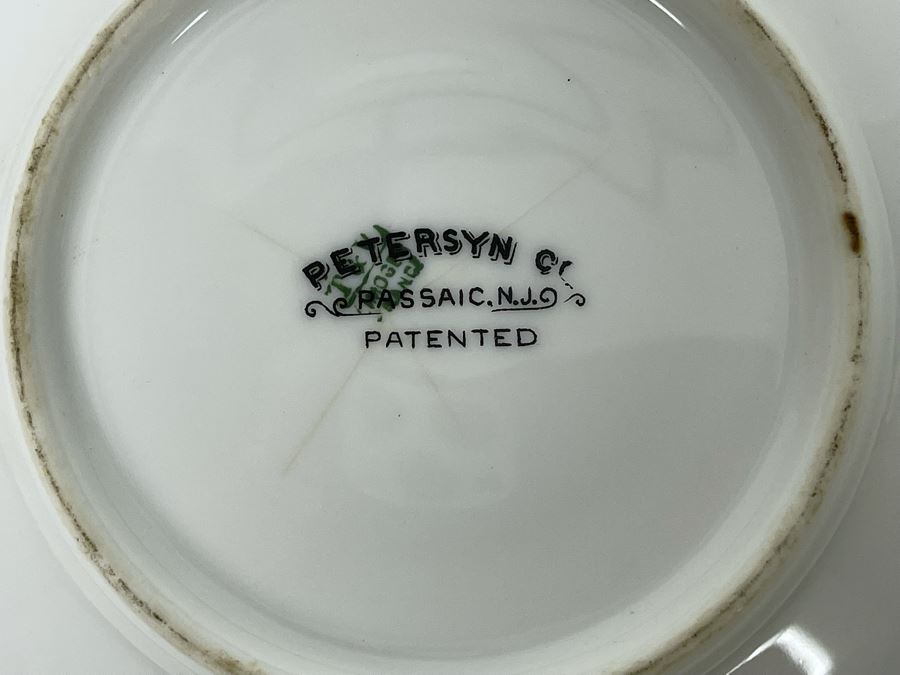 Rare Antique Collectible Petersyn Co. Fortune Telling Bone China Teacup And Saucer 1884-1909 Made By Moritz Zdekauer In Austria [Photo 12]