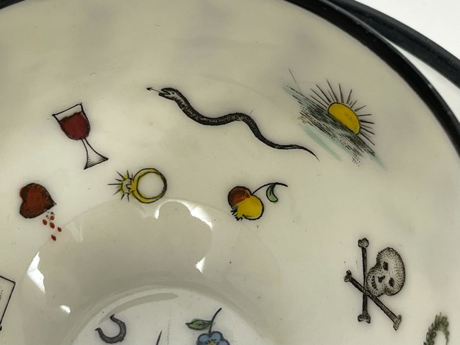Rare Antique Collectible Petersyn Co. Fortune Telling Bone China Teacup And Saucer 1884-1909 Made By Moritz Zdekauer In Austria [Photo 5]
