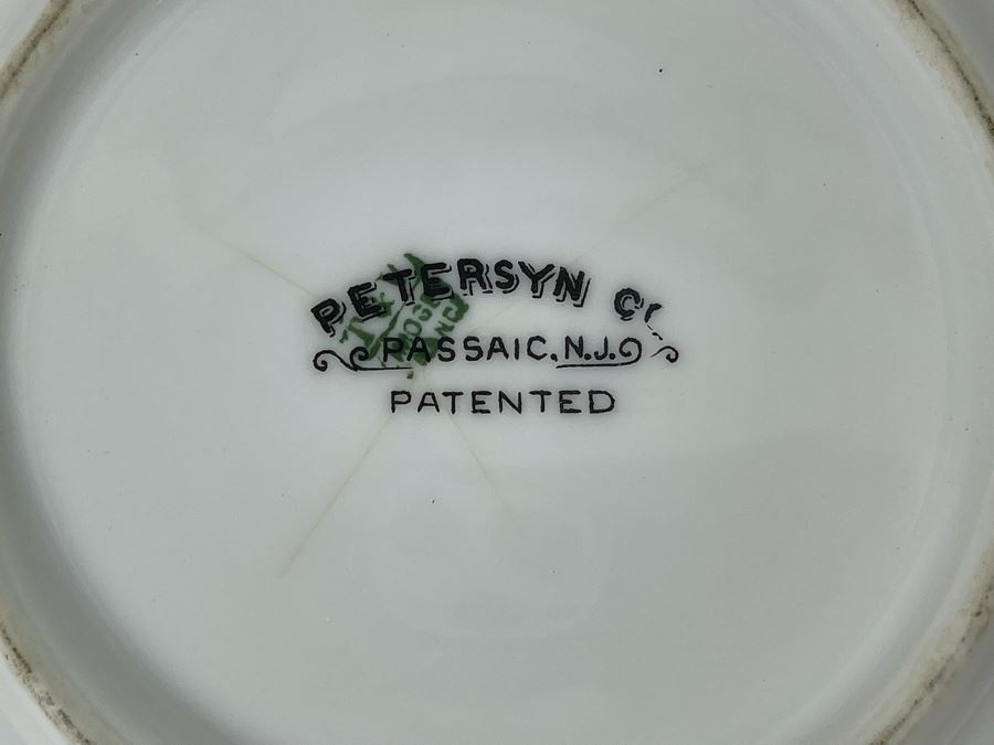 Rare Antique Collectible Petersyn Co. Fortune Telling Bone China Teacup And Saucer 1884-1909 Made By Moritz Zdekauer In Austria [Photo 14]