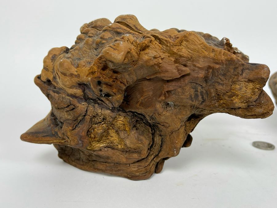 Pair Of Organic Burl Wood Sculptures [Photo 8]