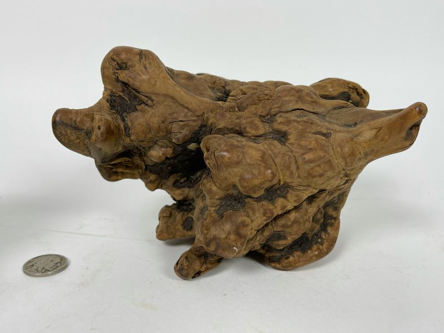 Pair Of Organic Burl Wood Sculptures [Photo 9]