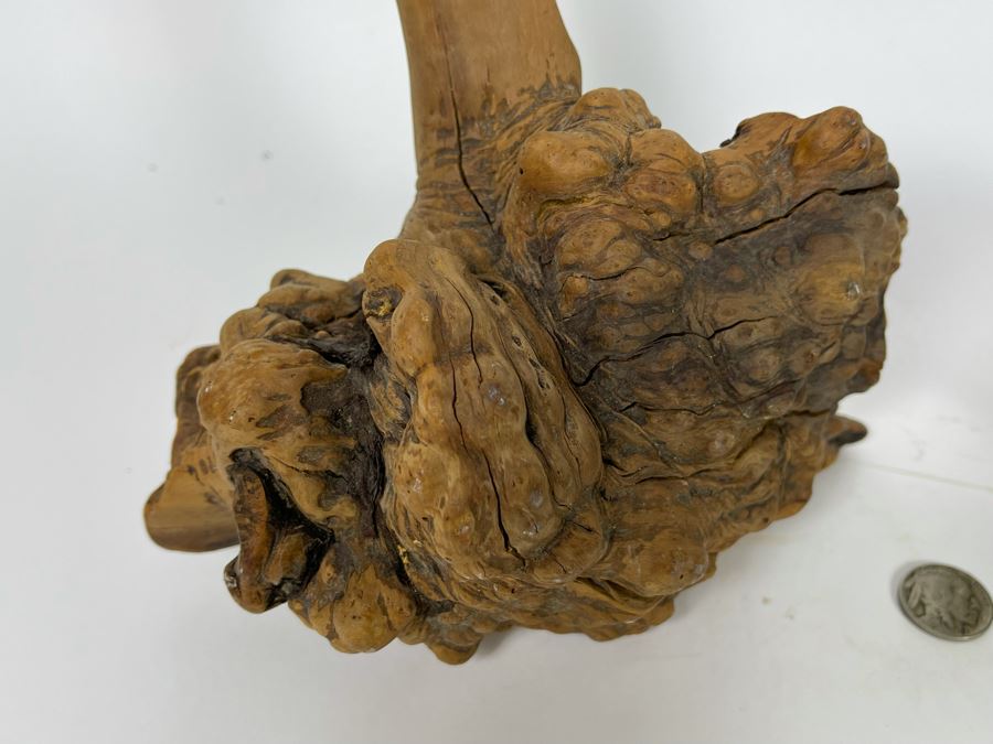 Pair Of Organic Burl Wood Sculptures [Photo 4]