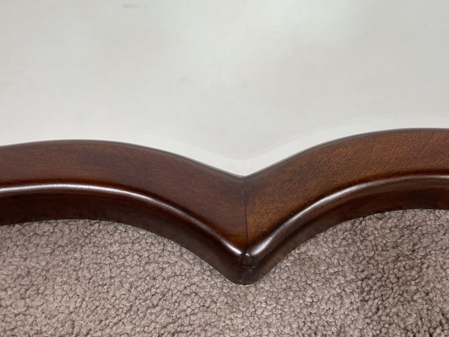 Drexel Heritage Wooden Beveled Glass Wall Mirror 38 X 38 - Client's Home Featured In San Diego Better Home/Garden [Photo 5]