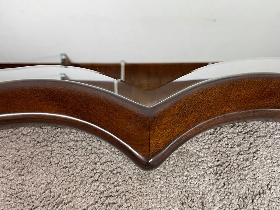 Drexel Heritage Wooden Beveled Glass Wall Mirror 38 X 38 - Client's Home Featured In San Diego Better Home/Garden [Photo 6]