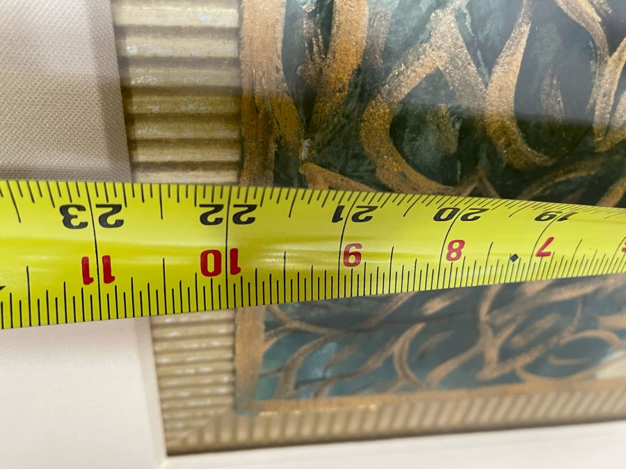 Original Framed Painting Signed J. Combe - Beachside Home With Dock (Artwork Measures 22 X 30) - Client's Home Featured In San Diego Better Home/Garden [Photo 9]