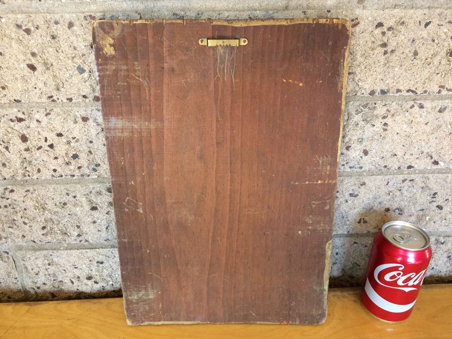 Vintage Religious Print on Wood Board [Photo 8]