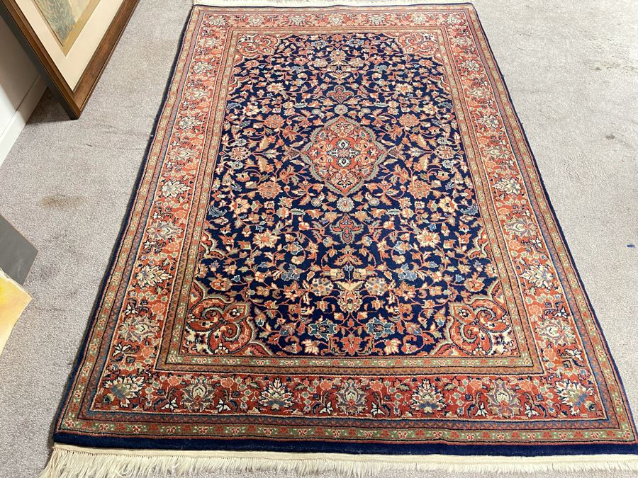 Persian Wool Area Rug (Apx 250 Knots Per Sq In) 49W X 74L [Photo 3]