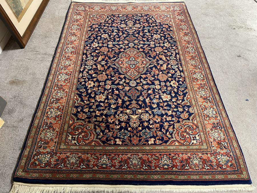 Persian Wool Area Rug (Apx 250 Knots Per Sq In) 49W X 74L