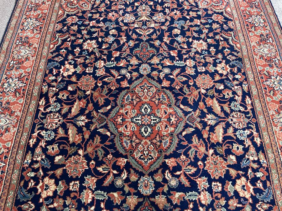Persian Wool Area Rug (Apx 250 Knots Per Sq In) 49W X 74L [Photo 4]