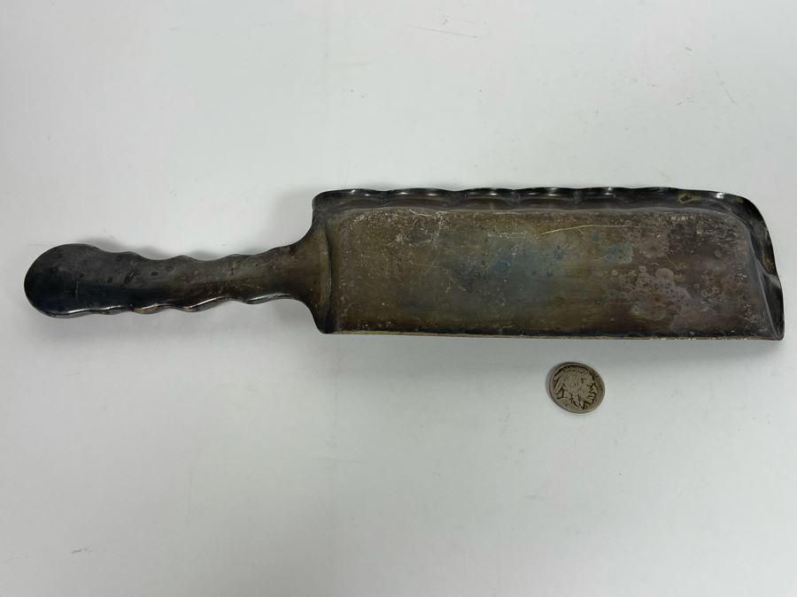 Antique Hotel Del Coronado Crumb Dust Pan Gorham Silverplate 12W X 3D [Photo 5]