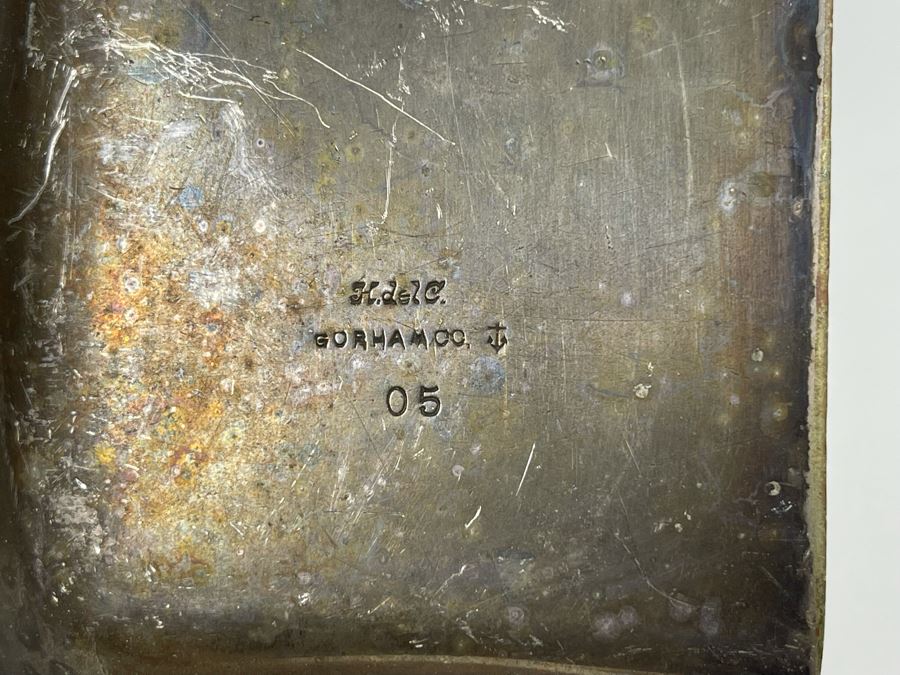 Antique Hotel Del Coronado Crumb Dust Pan Gorham Silverplate 12W X 3D [Photo 7]