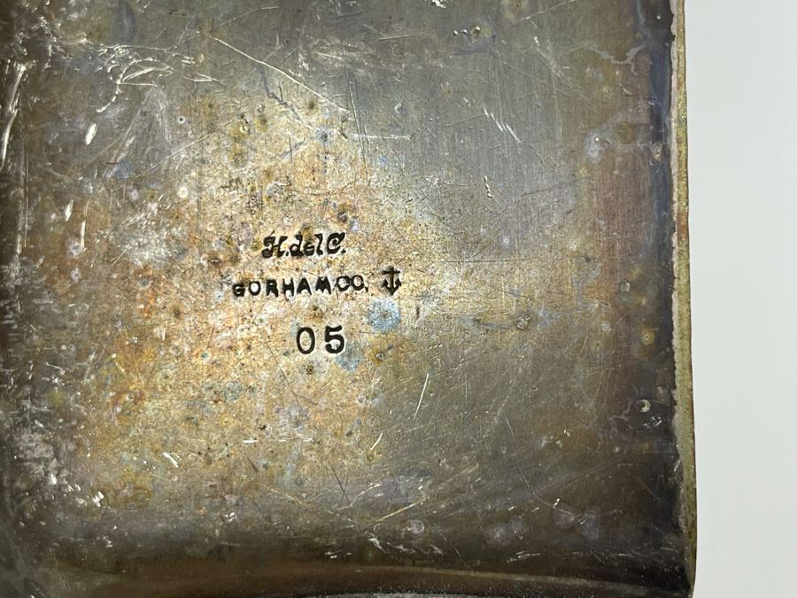 Antique Hotel Del Coronado Crumb Dust Pan Gorham Silverplate 12W X 3D [Photo 6]