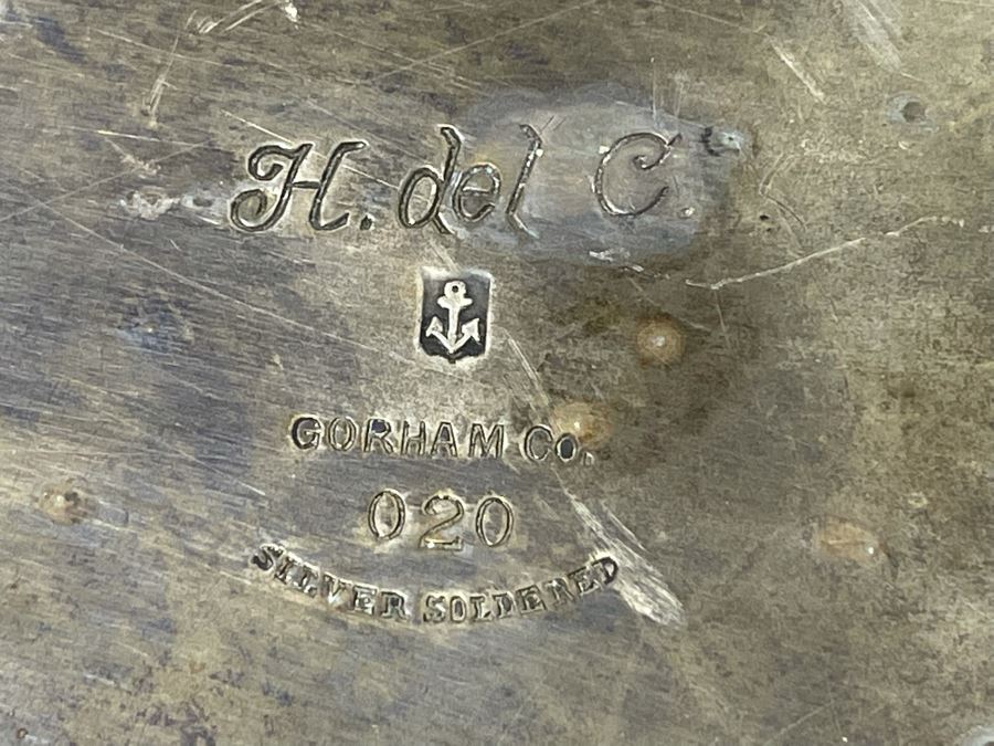 Antique Hotel Del Coronado Crumb Dust Pan Gorham Silverplate 9.5W X 8D [Photo 13]