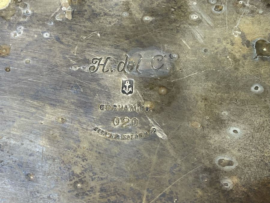 Antique Hotel Del Coronado Crumb Dust Pan Gorham Silverplate 9.5W X 8D [Photo 11]