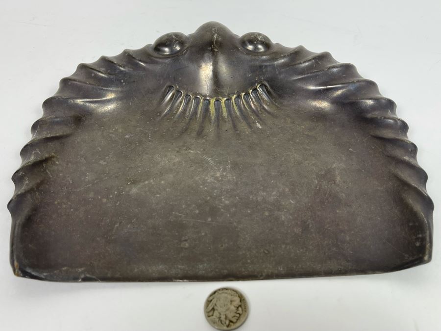 Antique Hotel Del Coronado Crumb Dust Pan Gorham Silverplate 9.5W X 8D [Photo 3]