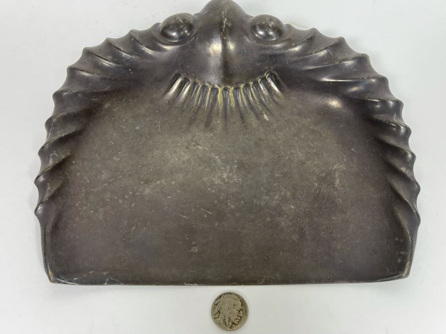 Antique Hotel Del Coronado Crumb Dust Pan Gorham Silverplate 9.5W X 8D [Photo 2]