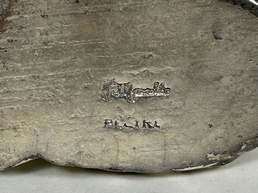 Amethyst Geode With Metal Ducks And Signed Metal Enamel Duck [Photo 9]