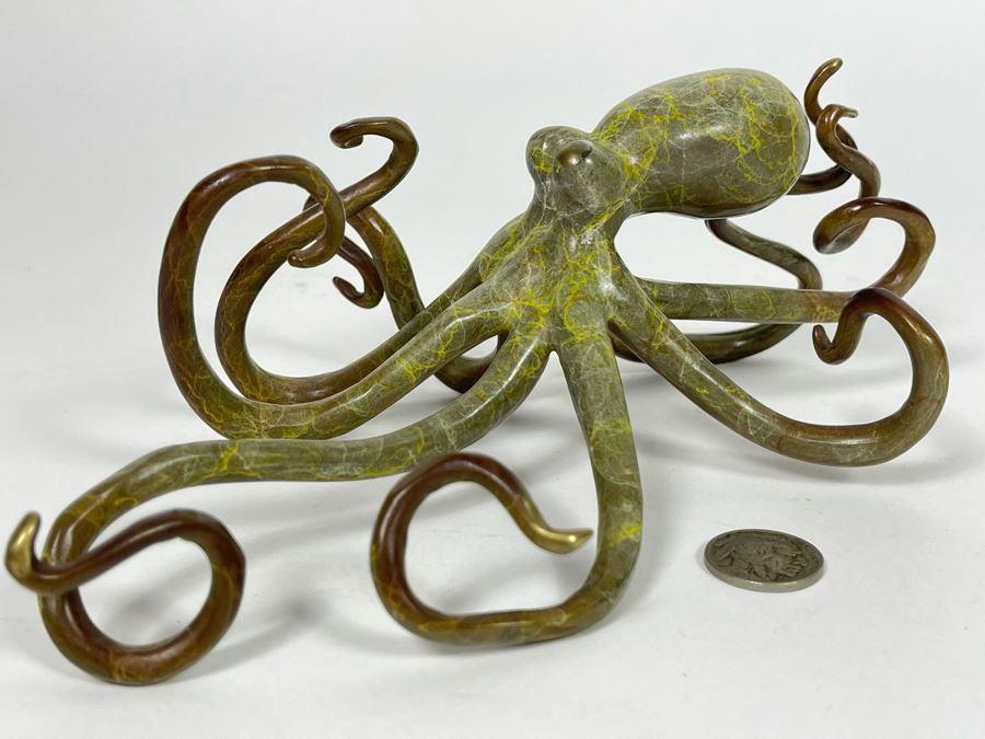 Impressive Metal Octopus Sculpture 7.5W X 5.5D X 3H [Photo 6]