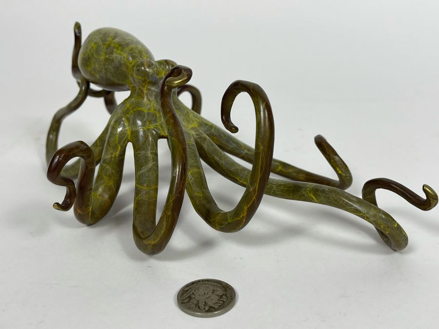 Impressive Metal Octopus Sculpture 7.5W X 5.5D X 3H [Photo 10]