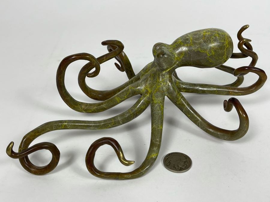Impressive Metal Octopus Sculpture 7.5W X 5.5D X 3H [Photo 8]