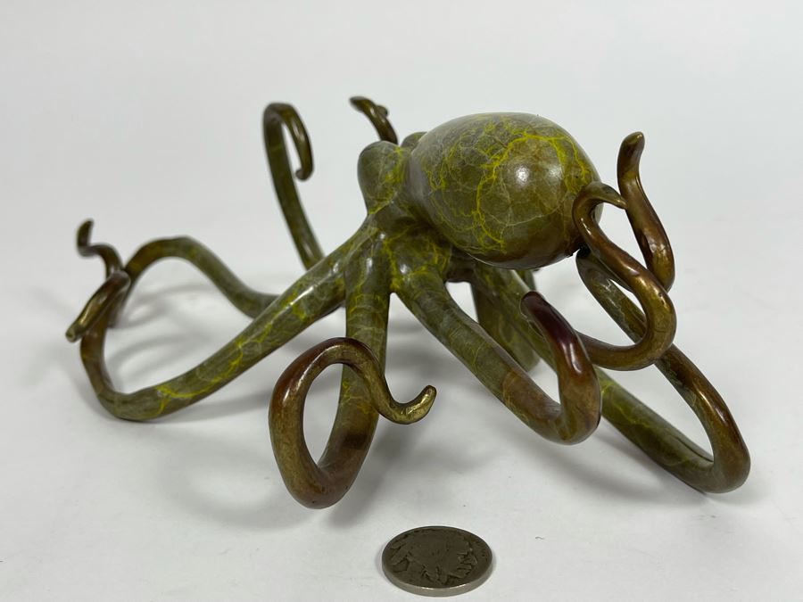 Impressive Metal Octopus Sculpture 7.5W X 5.5D X 3H [Photo 13]