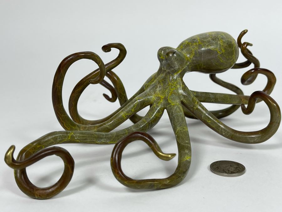 Impressive Metal Octopus Sculpture 7.5W X 5.5D X 3H [Photo 3]