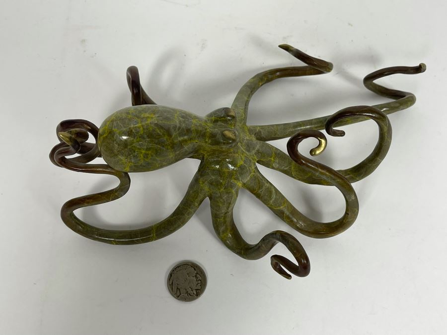 Impressive Metal Octopus Sculpture 7.5W X 5.5D X 3H [Photo 12]