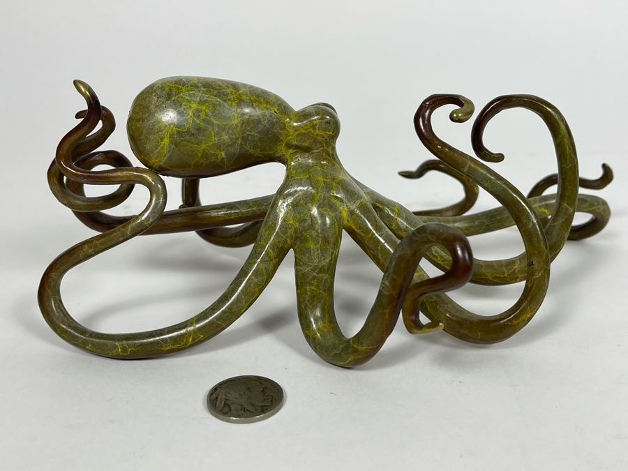 Impressive Metal Octopus Sculpture 7.5W X 5.5D X 3H [Photo 11]