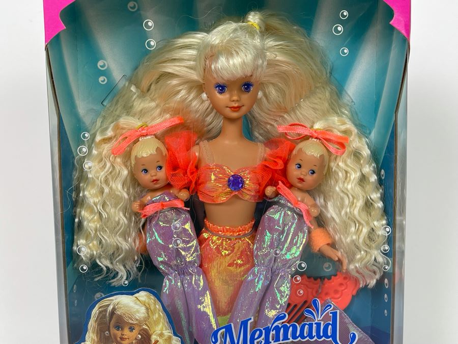 Barbie Mermaid Skipper And The Sea Twins Doll New In Box Mattel 1993 [Photo 3]