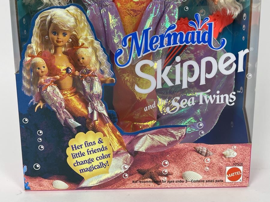Barbie Mermaid Skipper And The Sea Twins Doll New In Box Mattel 1993 [Photo 5]