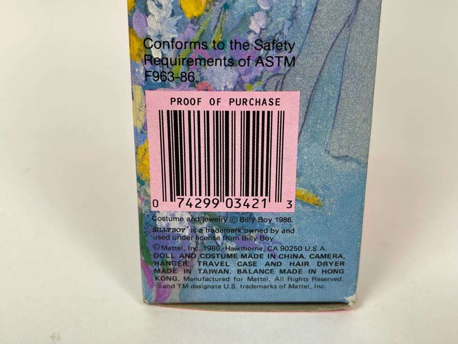 Barbie Feelin' Groovy Designed By Billy Boy Limited Edition Dol New In Box Mattel 1986 [Photo 10]