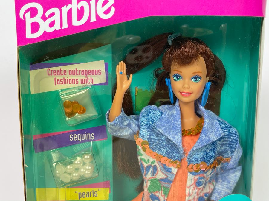 Barbie Paint 'N Dazzle Doll New In Box Mattel 1993 [Photo 3]