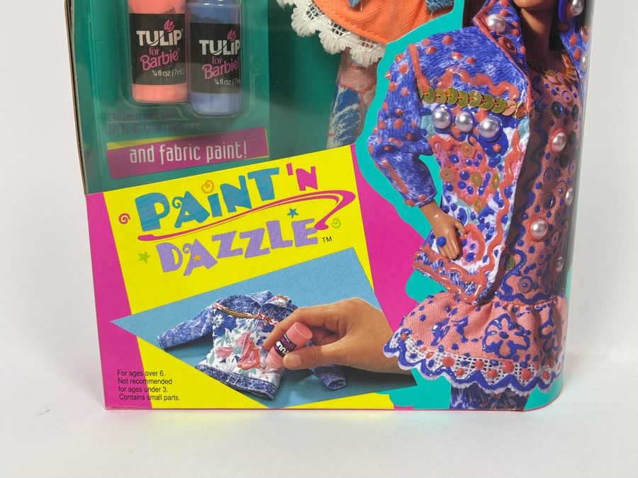 Barbie Paint 'N Dazzle Doll New In Box Mattel 1993 [Photo 5]