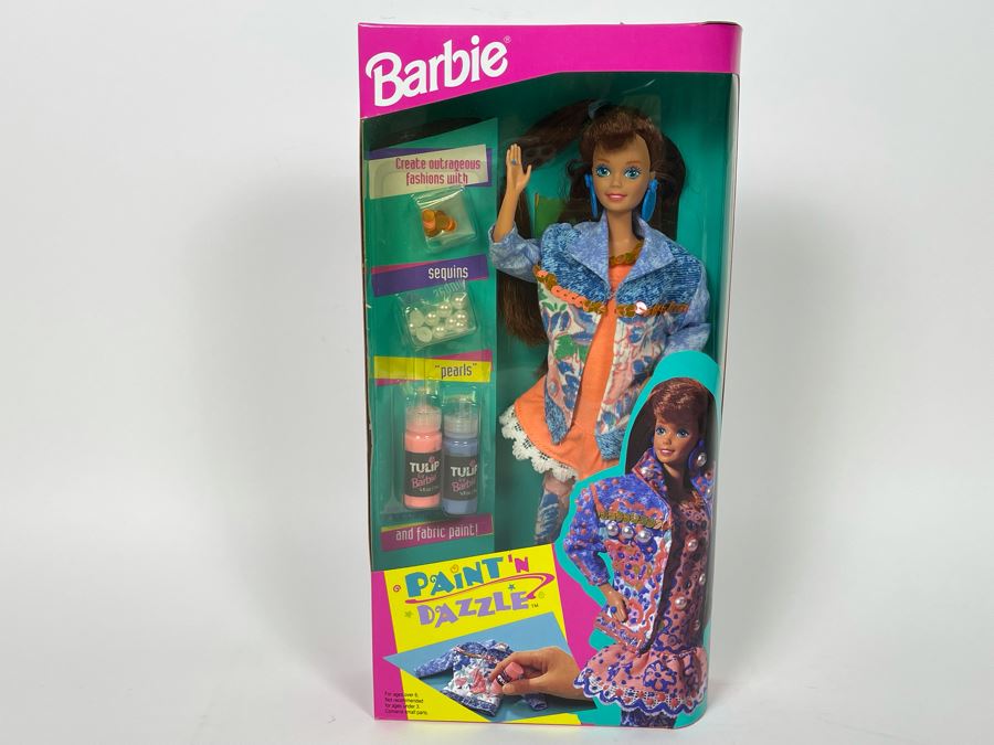 Barbie Paint 'N Dazzle Doll New In Box Mattel 1993 [Photo 2]