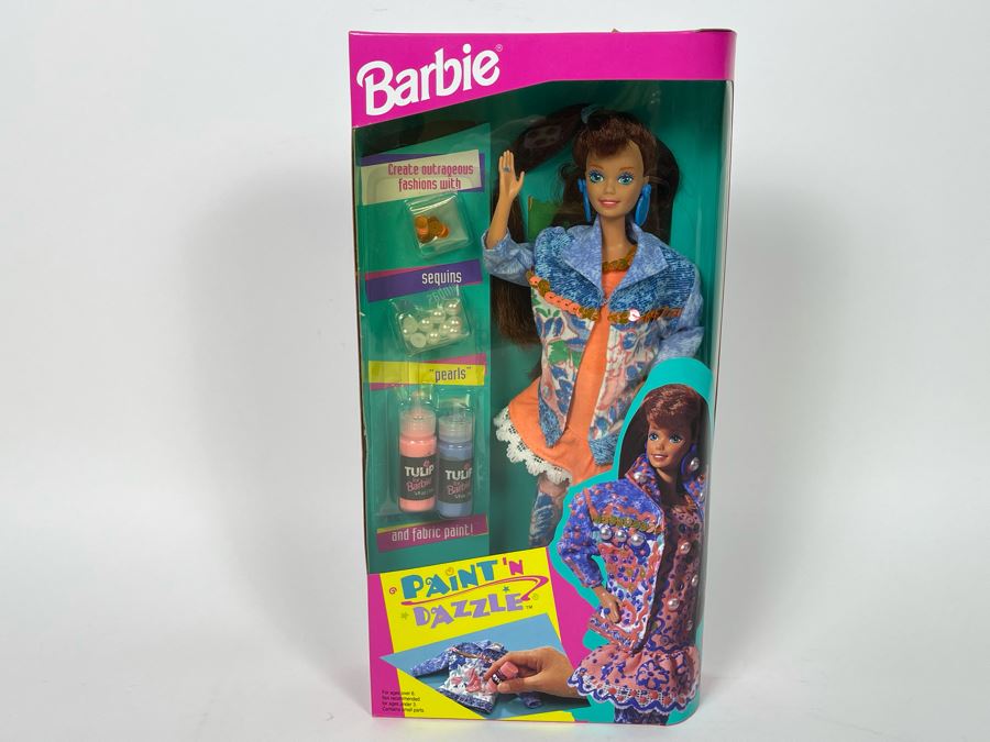 Barbie Paint 'N Dazzle Doll New In Box Mattel 1993 [Photo 1]