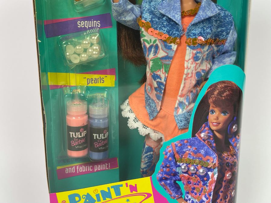 Barbie Paint 'N Dazzle Doll New In Box Mattel 1993 [Photo 4]