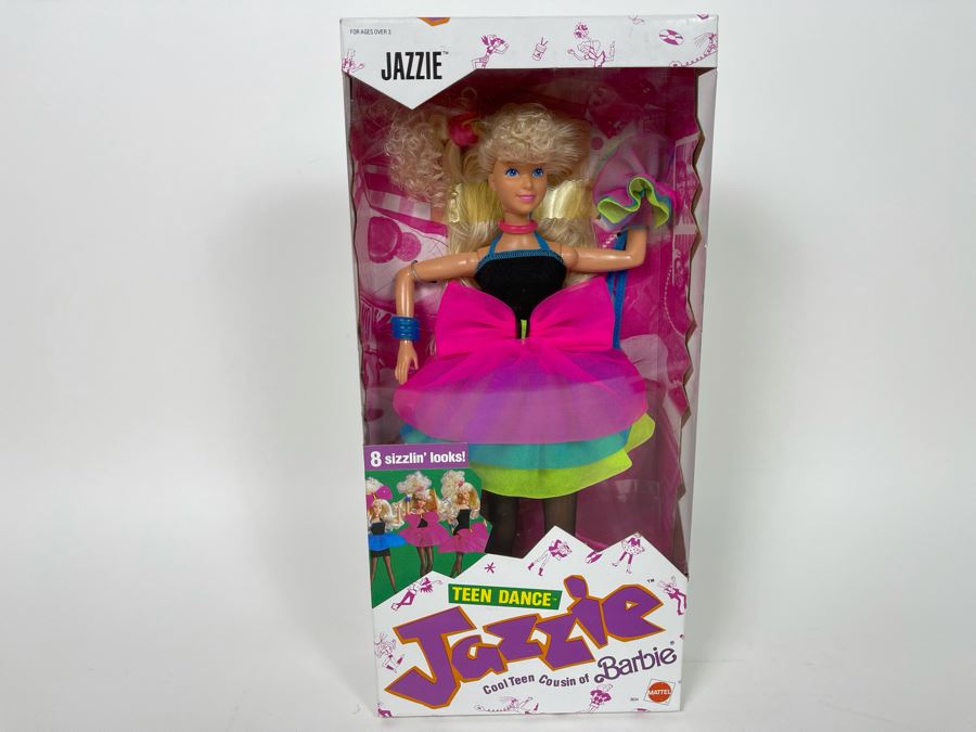 Barbie Jazzie Teen Dance Cool Teen Cousin Of Barbie Doll New In Box Mattel 1988 [Photo 1]
