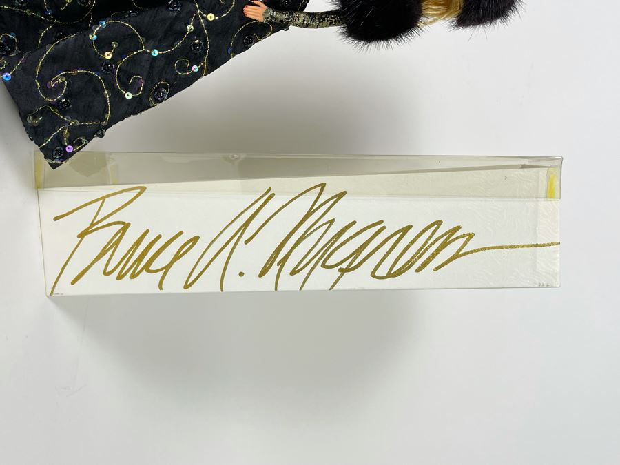 One Of A Kind Barbie By Bruce A. Nygren Signed Box With Artwork And Signed Bag By Bruce A. Nygren Retailed $250 [Photo 8]