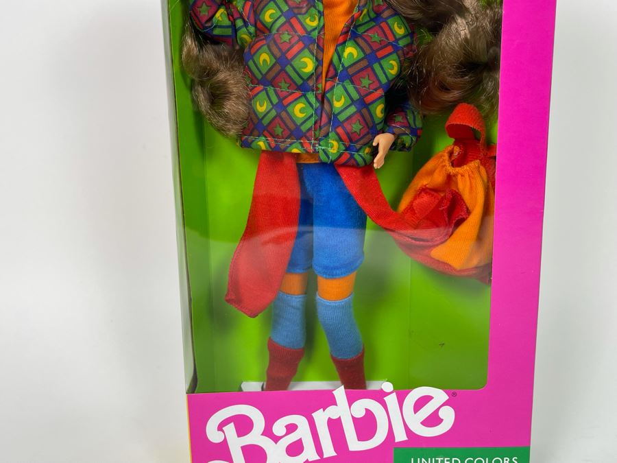 Teresa Barbie United Colors Of Benetton New In Box Doll Mattel 1990 [Photo 4]