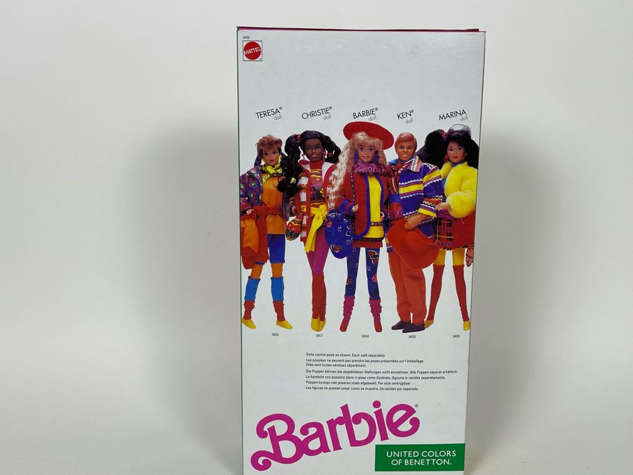 Teresa Barbie United Colors Of Benetton New In Box Doll Mattel 1990 [Photo 5]