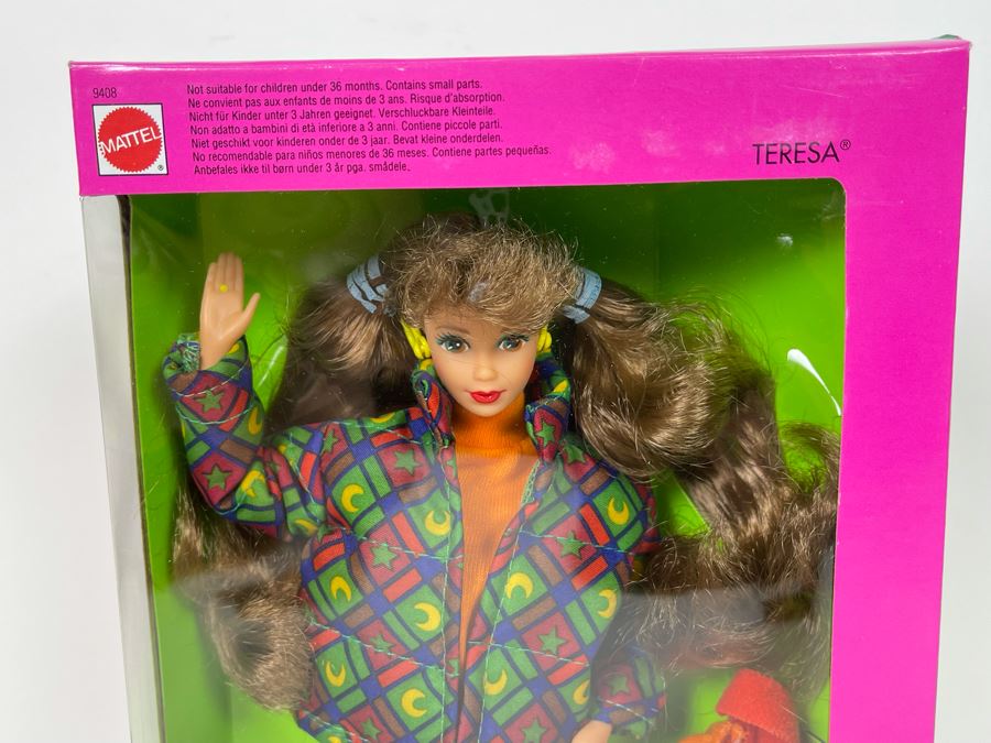 Teresa Barbie United Colors Of Benetton New In Box Doll Mattel 1990 [Photo 3]