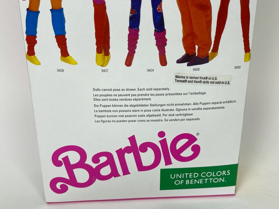Christie Barbie United Colors Of Benetton New In Box Doll Mattel 1990 [Photo 5]