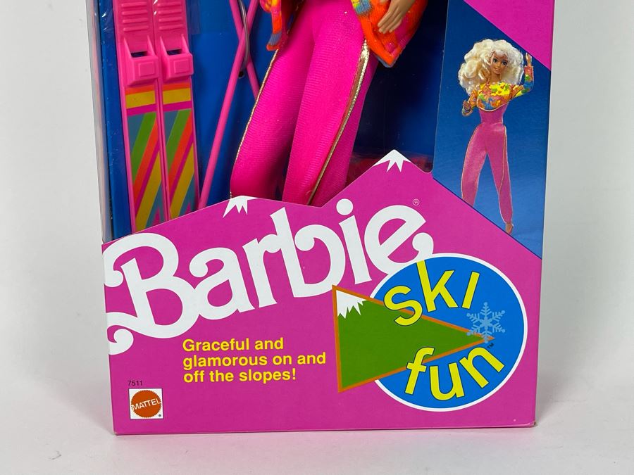 Barbie Ski Fun New In Box Doll Mattel 1991 [Photo 5]